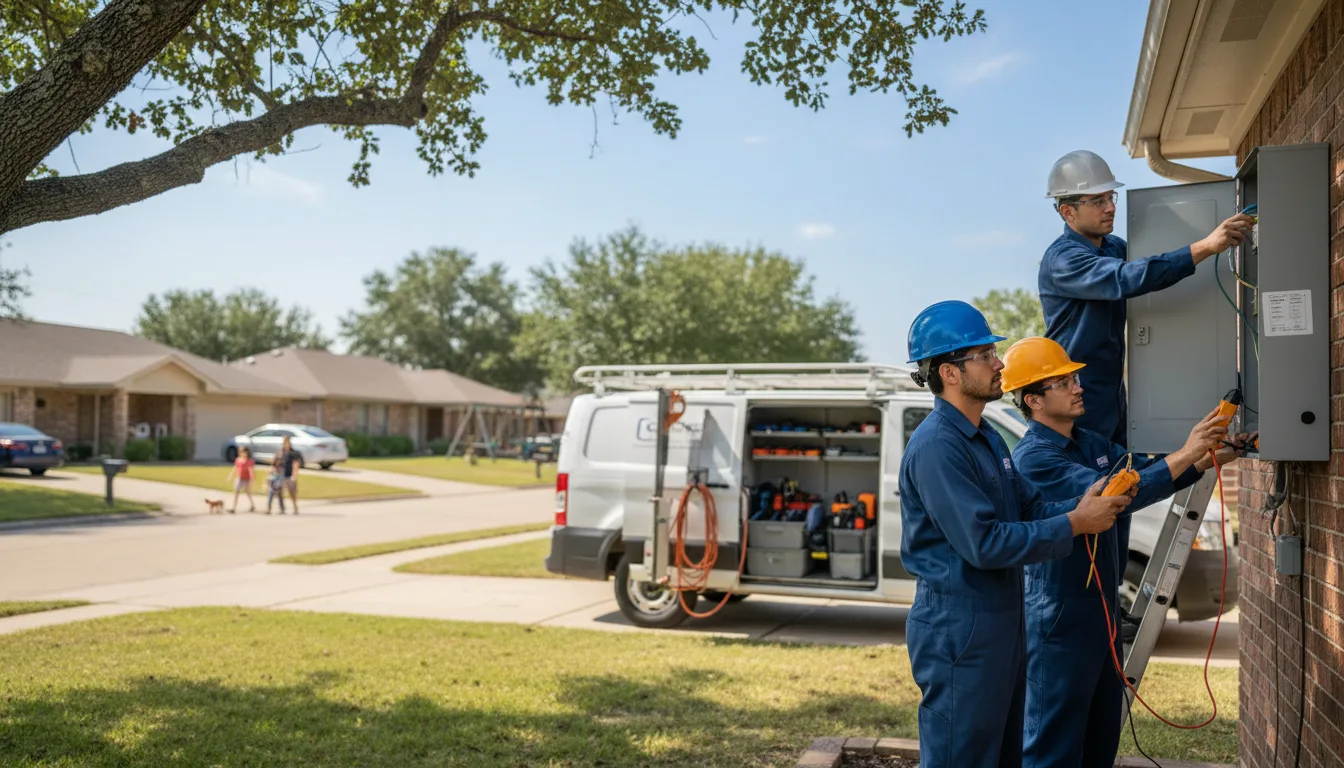 Certified electrician providing emergency electrical services in Golf, IL
